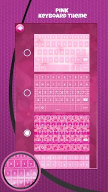 Pink Keyboard Theme screenshots