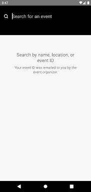 The Verizon Event App screenshots