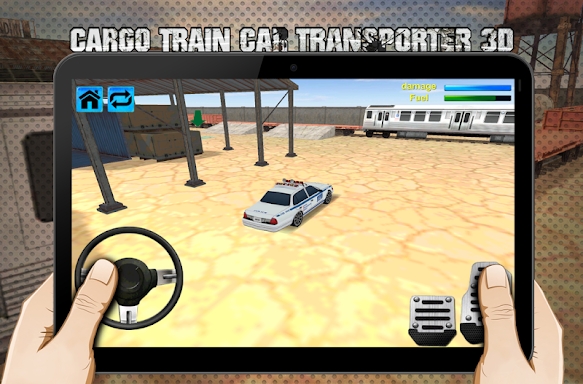 cargo train car transporter 3D screenshots