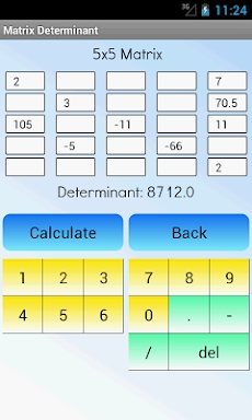 Matrix Determinant Calculator screenshots
