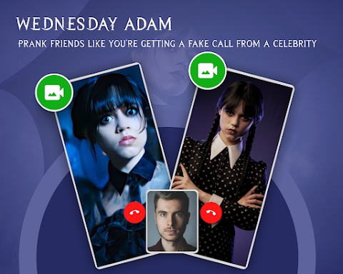 Wednesday Addams – Fake Call screenshots