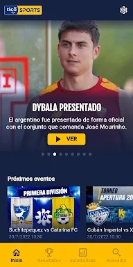 Tigo Sports Guatemala screenshots