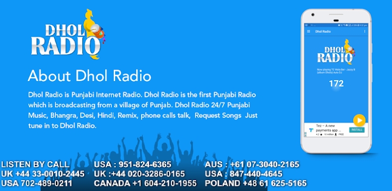 Dhol Radio - Punjabi Radio screenshots