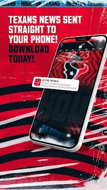 Houston Texans Mobile App screenshots