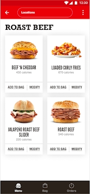 Arby's Fast Food Sandwiches screenshots
