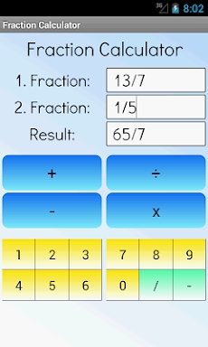 Fraction Calculator screenshots