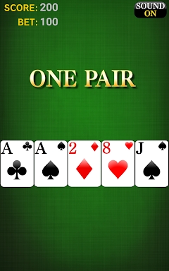 Poker card game screenshots