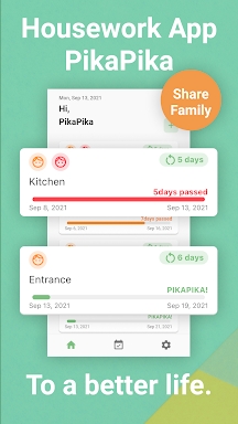 Chores Schedule App - PikaPika screenshots