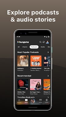Hungama: Movies Music Podcasts screenshots