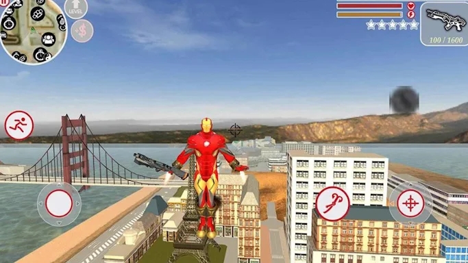 Iron Rope Hero War  Superhero screenshots