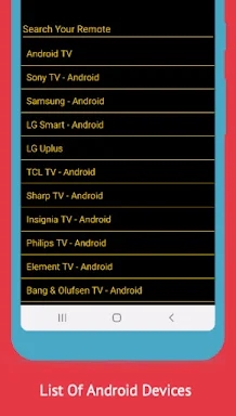 Remote Control For Android Tv screenshots