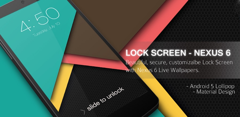Lock Screen Nexus 6 Theme screenshots