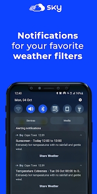 Sky Weather Alerts screenshots