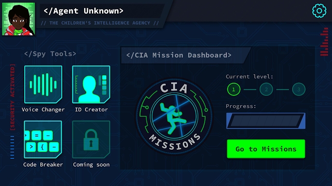 Children's Intelligence Agency screenshots