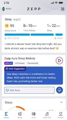 Zepp（formerly Amazfit） screenshots