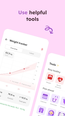 Momly: Pregnancy App & Tracker screenshots