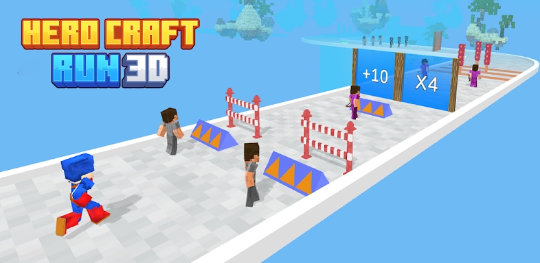 Hero Craft Run 3D screenshots