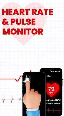 Heart Rate Monitor ecg Pulse screenshots