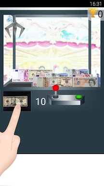 money claw machine screenshots