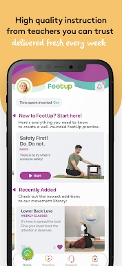 FeetUp® Experience screenshots