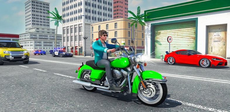 Xtreme Motorbikes Driving Game screenshots