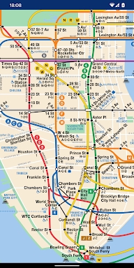 Map of NYC Subway - MTA screenshots
