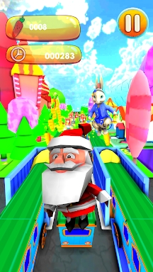 Subway Santa Runner Game 2022 screenshots
