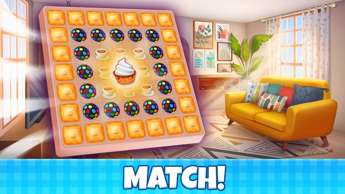 Manor Cafe - Match 3 Puzzle screenshots