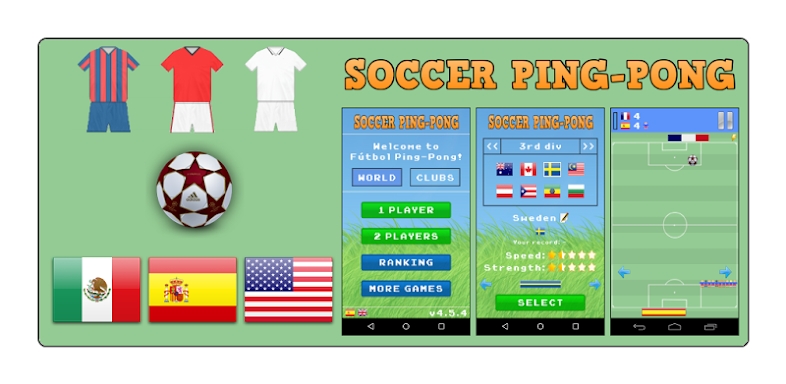 Soccer Ping-Pong screenshots