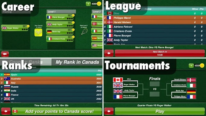 Tennis Champion 3D - Online Sp screenshots