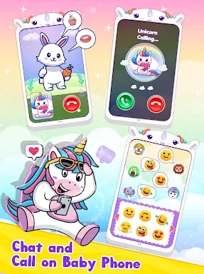 Baby Unicorn Phone For Kids screenshots