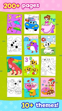 Pinkfong Coloring Fun for kids screenshots