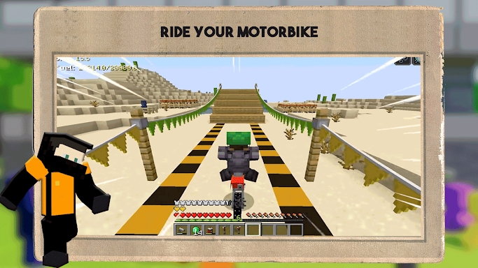 Sport Bike Mod Addon for MCPE screenshots
