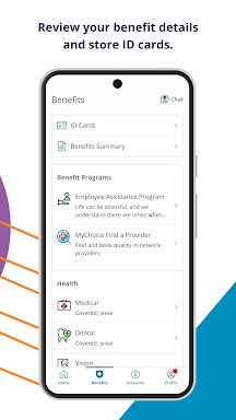 MyChoice Benefits screenshots