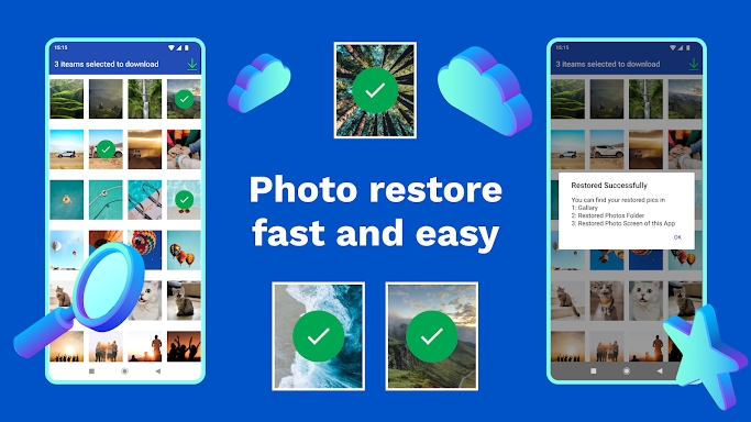 Deleted Photo Recovery App screenshots