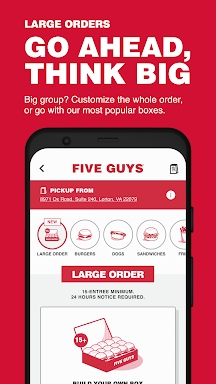 Five Guys Burgers & Fries screenshots