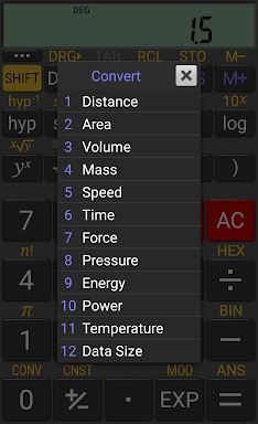 RealCalc Scientific Calculator screenshots