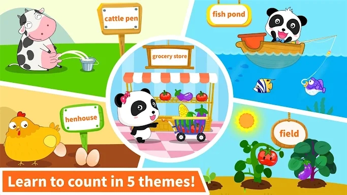 Baby Panda Learns Numbers screenshots