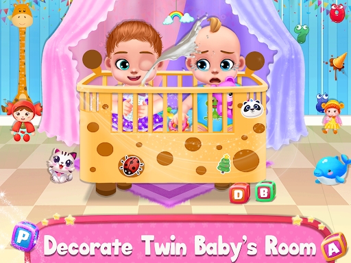 Pregnant Mom & Twin Baby Game screenshots
