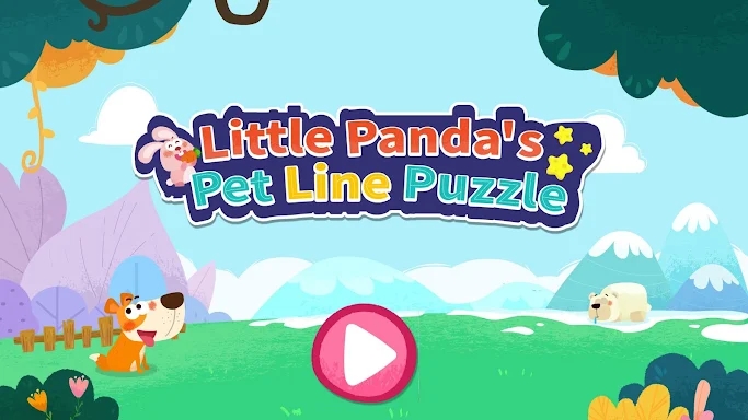 Little Panda's Pet Line Puzzle screenshots