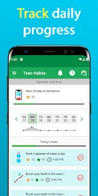 Teen Habits - Kid habits app screenshots