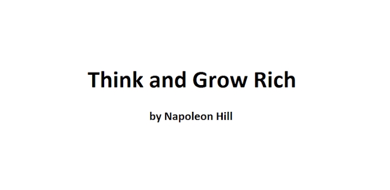 Think and Grow Rich - N. Hill screenshots