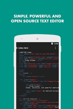 Turbo Editor // Text Editor screenshots