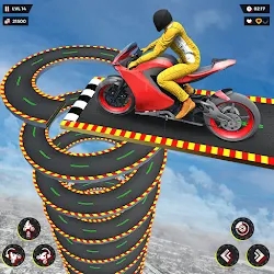 Mega Ramp Bike Stunt Games 3D