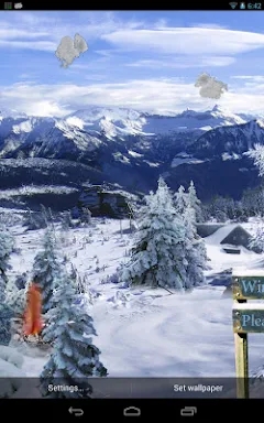 Winter Snow Live Wallpaper screenshots
