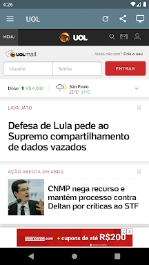 Jornal do Brasil screenshots