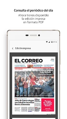 El Correo screenshots