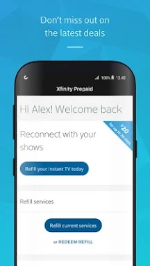 Xfinity Prepaid screenshots