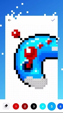 Unicorn Art Pixel - Color By Number screenshots
