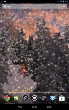 Winter Snowfall Live Wallpaper screenshots